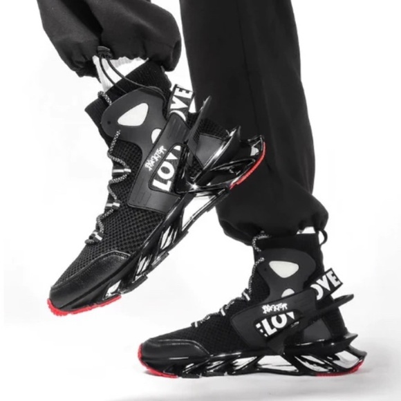 CYBERPUNK TECHWEAR Style By Shein Sz  43 Lace Up Sneakers - Picture 1 of 16
